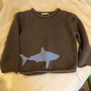 Garnet Hill Shark Kids Sweater